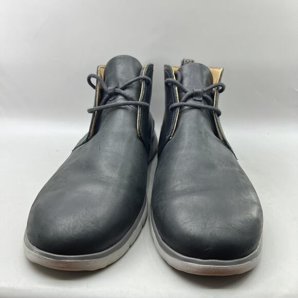 UGG Freamon Waterproof Chukka Boots Men Size 14 Black Leather Ankle Comfort Shoe main image 9